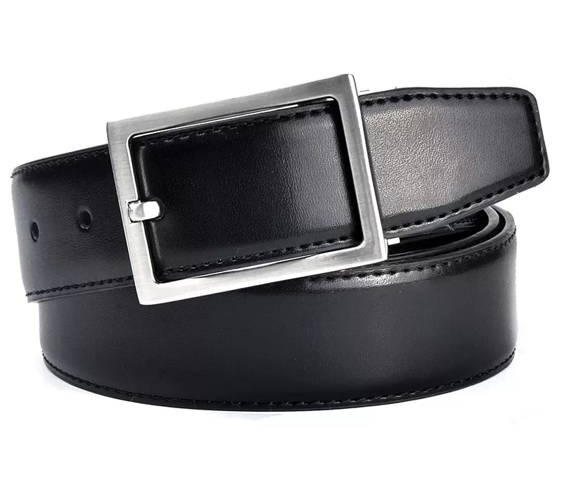 Men Leather Belt Black